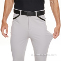 Grey Breathable Equestrian Lutut Grips Breeches